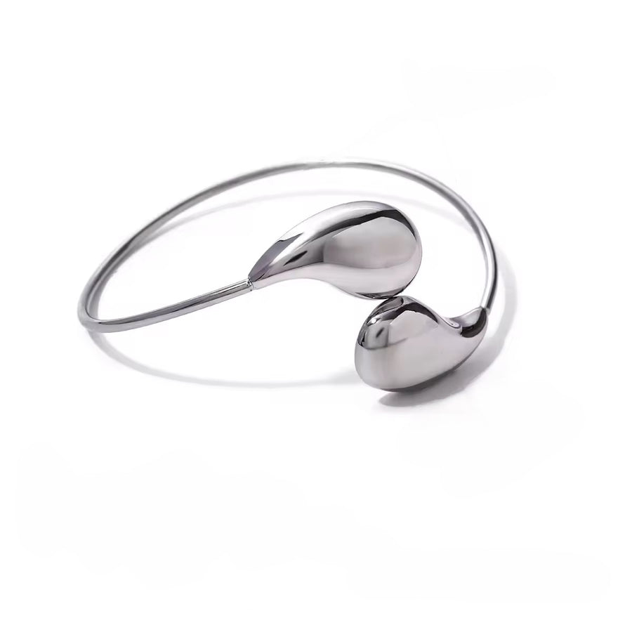 Clara Silver Bangle