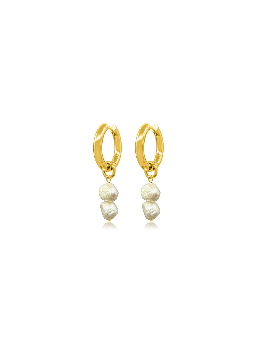 Pearl Gold Earrings